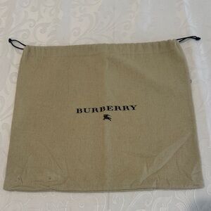 Burberry Beige Dust Drawstring Bag